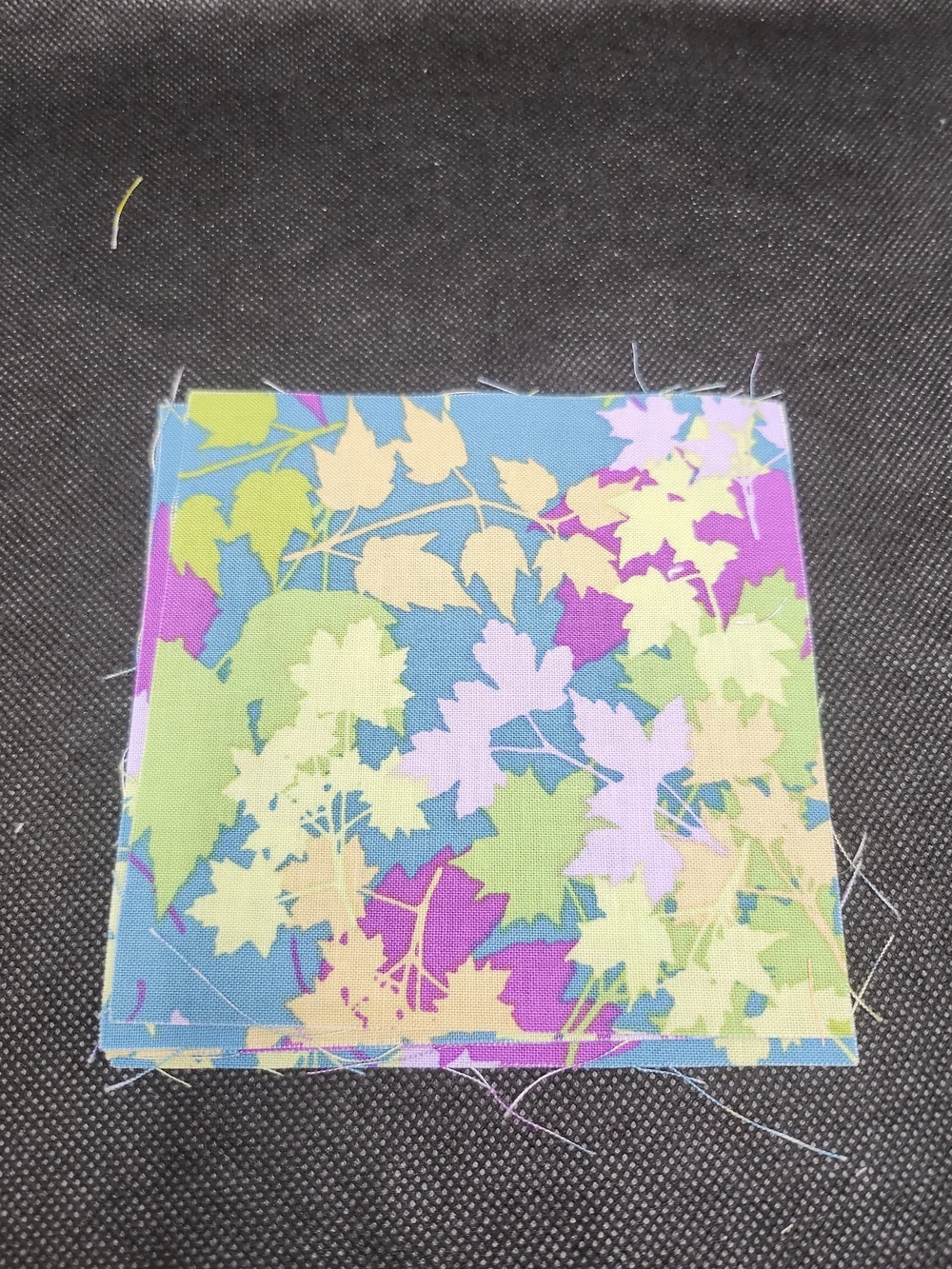 3 4.50 inch precut cotton fabric squares; great for quilting and crafting